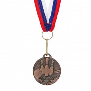 Медаль призовая, 3 место, бронза, d=3,5 см