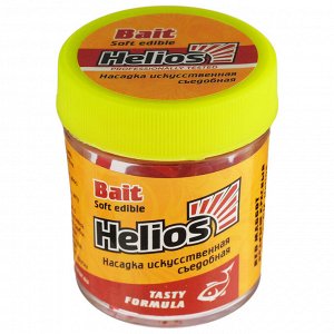 Насадка искусственная съедобная Helios «Опарыш красный» (HS-NO-RM)