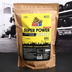 Протеин RusLabNutrition Super Power Whey, ваниль, 800 г