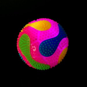 Мяч «Спорт», световой, с пищалкой, цвета МИКС