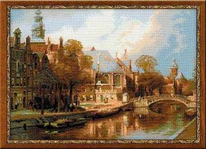 1189 "Амстердам. Старая церковь и церковь св. Николая Чудотворца"