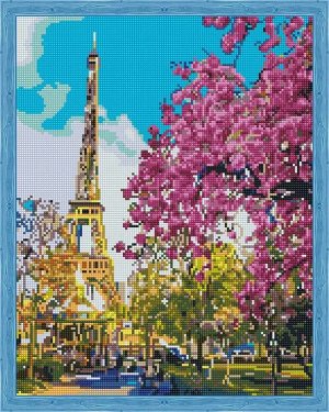 Алмазная вышивка QA201488 «Парижская весна»