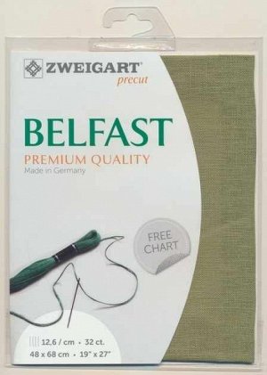 Канва Zweigart 3609 Belfast (100% лен) цвет 6016 шир 140 32ct