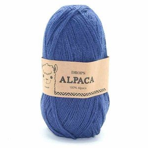 Пряжа DROPS Alpaca Цвет.6790 Dark blue/ т.синий