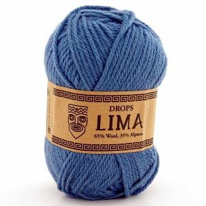 Пряжа DROPS Lima Цвет.6235 Светлый джинс