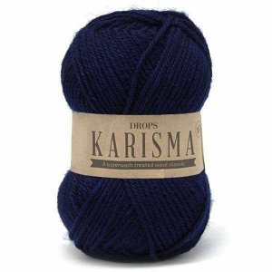 Пряжа DROPS Karisma Цвет.17 Navy blue/т.синий