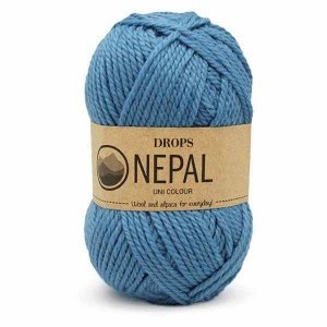 Пряжа DROPS Nepal Цвет.8783 Forget me not