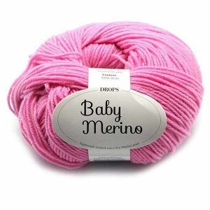 Пряжа DROPS Baby Merino Цвет.07 Розовый