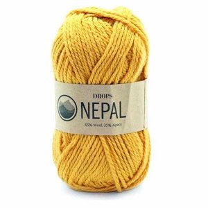 Пряжа DROPS Nepal Цвет.2923 Goldenrod/золотистый