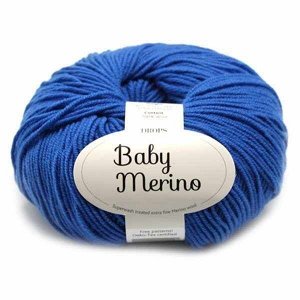 Пряжа DROPS Baby Merino Цвет.33 Синий