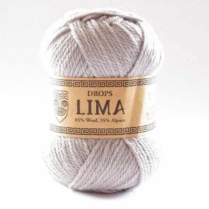 Пряжа DROPS Lima Цвет.9010 Светло серый