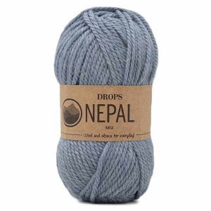 Пряжа DROPS Nepal Цвет.8913m Light blue/св.голубой