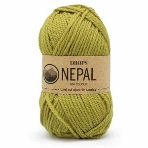 Пряжа DROPS Nepal Цвет.8038 Light olive