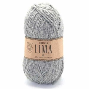 Пряжа DROPS Lima Цвет.9015m Grey/серый