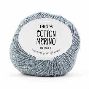 Пряжа DROPS Cotton Merino Цвет.18 Medium grey/серый