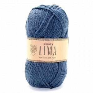 Пряжа DROPS Lima Цвет.4305 Dark blue/синий