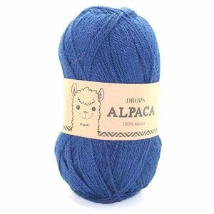 Пряжа DROPS Alpaca Цвет.5575 Navy blue/ синий