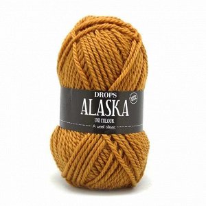 Пряжа DROPS Alaska Цвет.58 Mustard/горчичный