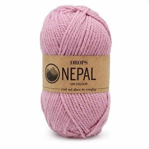 Пряжа DROPS Nepal Цвет.3720 Medium pink/розовый