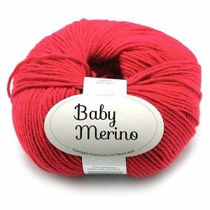 Пряжа DROPS Baby Merino Цвет.16 Red/красный