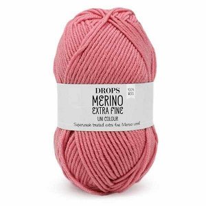 Пряжа DROPS Merino Extra Fine Цвет.33 Rose/роза