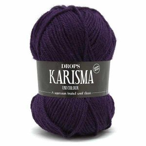 Пряжа DROPS Karisma Цвет.76 Dark purple/т.фиолет