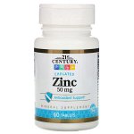 21st Century, Zinc, Chelated, 50 mg, 60 Tablets