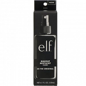 E.L.F., Mist & Set, спрей для фиксации макияжа, прозрачный, 120 мл (4,1 жидк. унции)