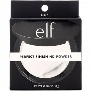 E.L.F., Perfect Finish, HD пудра, чистая, 0,28 унций (8 г)