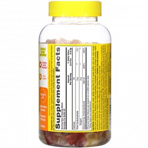 L&#x27 - il Critters, Витамин D3 для поддержки костей, натуральные фруктовые ароматизаторы, 190 жевательных конфет