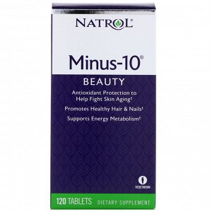 Natrol, Minus-10, 120 таблеток