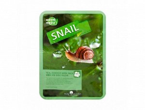 [MAYISLAND] Маска тканевая с экстрактом муцина улитки Real Essense Snail Mask Pack, 25 мл