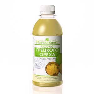 Грецкого ореха масло 100% натуральное, нерафинированное, пищевое