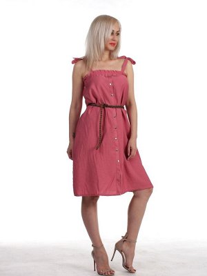 Платье пл359 розовый коралл