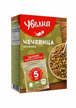 Увелка крупа чечевица зеленая 5х80гр.