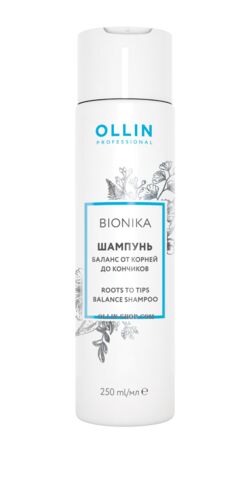 OLLIN Professional Ollin BioNika Шампунь для волос увлажняющий Баланс от корней до кончиков Оллин BioNika 250 мл