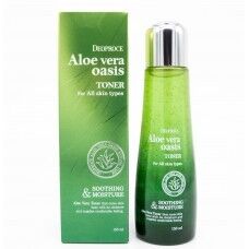 Deoproce Aloe Vera Oasis Toner - Тонер с экстрактом алоэ вера 150мл