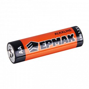 ЕРМАК Батарейки 2шт, тип AA, "Alkaline" щелочная, BL