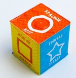 Мягкий кубик «Фигуры» со свистулькой