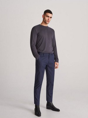 Брюки slim fit в клетку