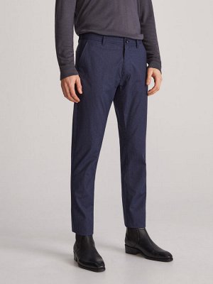 Брюки slim fit в клетку