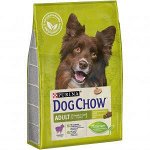 Dog Chow Adult сухой корм для собак Ягненок 14кг АКЦИЯ!