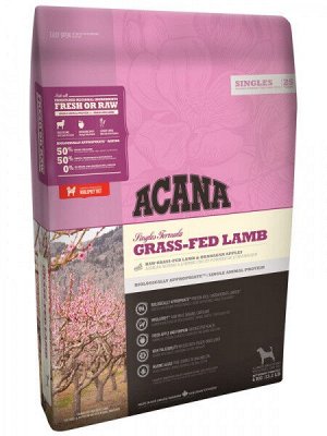 Acana Grass-fed lamb сухой беззерновой корм для собак Ягненок с яблоком 0,34кг