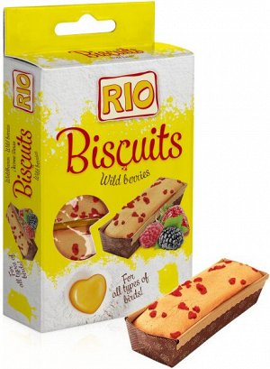 RIO Biscuits Бисквиты для птиц с лесными ягодами 5*7г