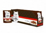 Gourmet A La Carte влажный корм для кошек Говядина+Овощи в подливе 85гр пауч