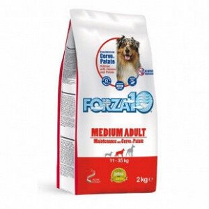 Forza10 Medium Adult Maint Cer/Pat сухой корм для взрослых собак средних пород Олень/Картофель 2кг