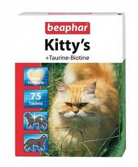 Беафар Kitty's+Taurine+Biotin 180таб таурин с биотином для кошек