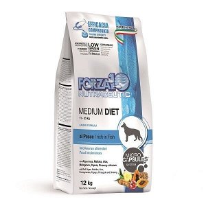 Forza10 Medium Diet Pesce сухой корм для взрослых собак средних пород Рыба 12кг