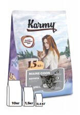Karmy Kitten Main Coon сухой корм для котят породы Мэйн Кун Индейка 0,4кг