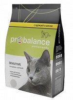 ProBalance Sensitive сухой корм для кошек с чувствительным пищеварениема 400гр